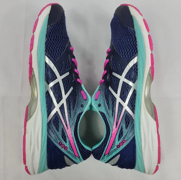 Asics Gel Cumulus 18 Athletic Comfort Shoes Womens Size 10 Multicolor T6C8N - Picture 9 of 12